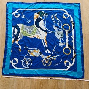 Authentic Hermès silk scarf